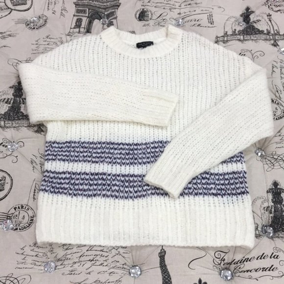 Rag & Bone Iceland Striped Wool Blend Sweater - Picture 4 of 8